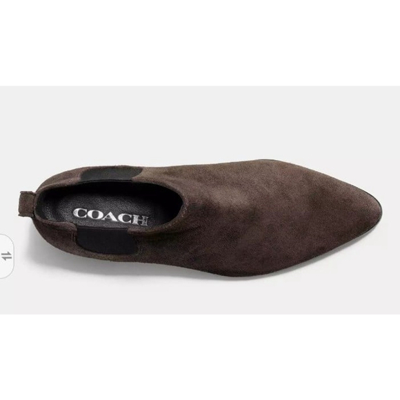 Coach Suffolk Suede Ankle Booties Size 7.5 B - Picture 7 of 7